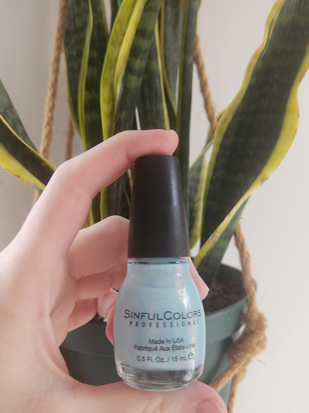 Light Blue Nail Polish